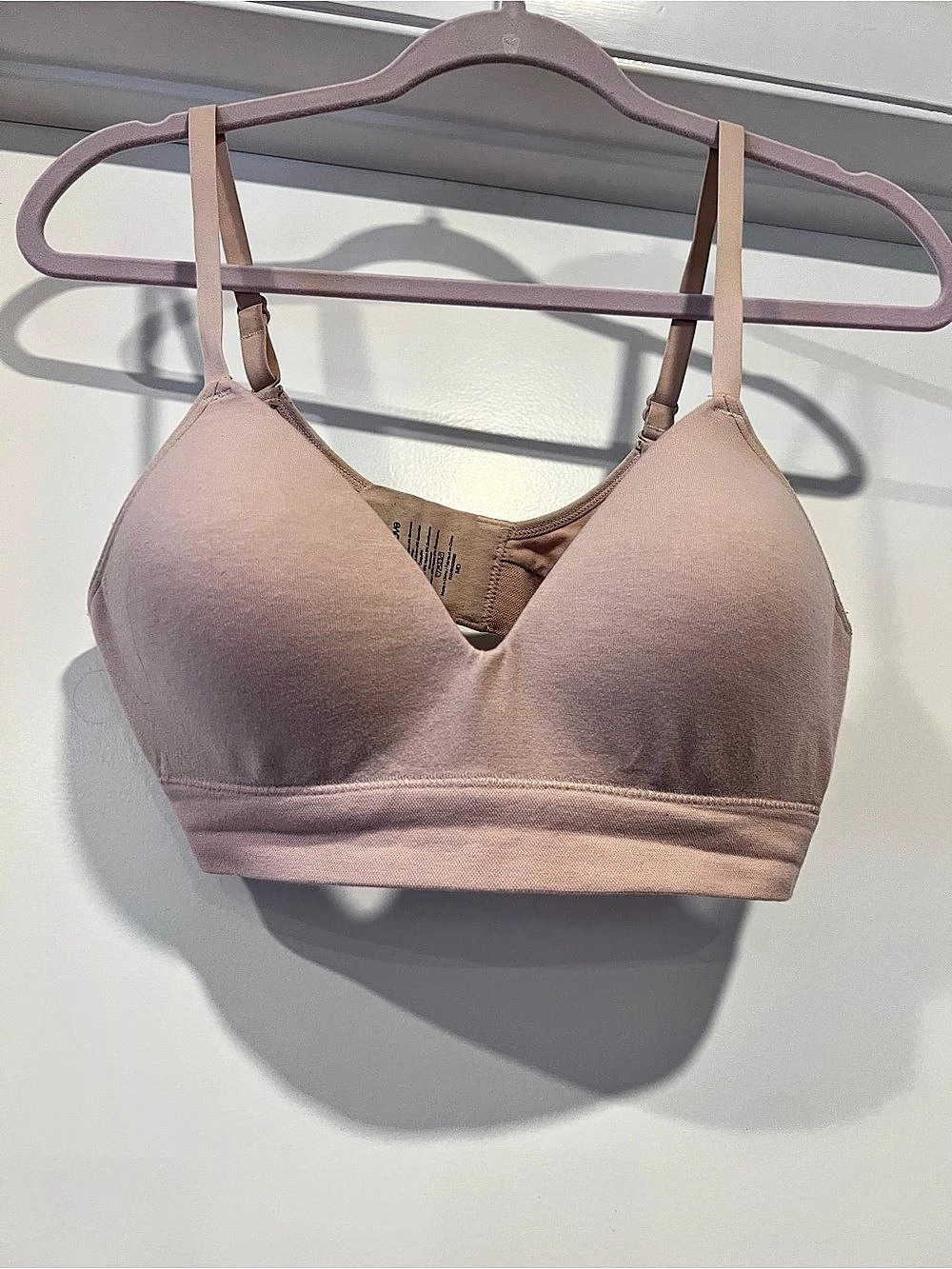 ThirdLove Seamless Cloud Cotton Wireless Bra Pink Medium